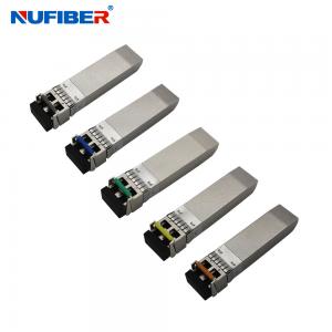 Wholesale 80km 10G SFP+ Transceiver CWDM 1470nm 1570nm Duplex LC DFB Single Mode from china suppliers