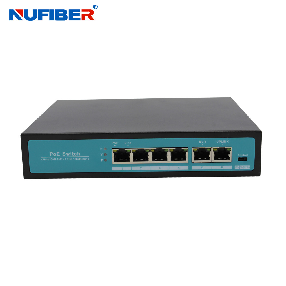 Wholesale 10/100 Mbps 6 Port 30W POE Ethernet Switch With Iron Case from china suppliers