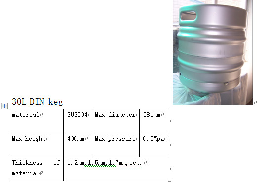 Wholesale TIG Welding Food Grade 30l Beer Keg With Stackable Feature Long Using Life from china suppliers