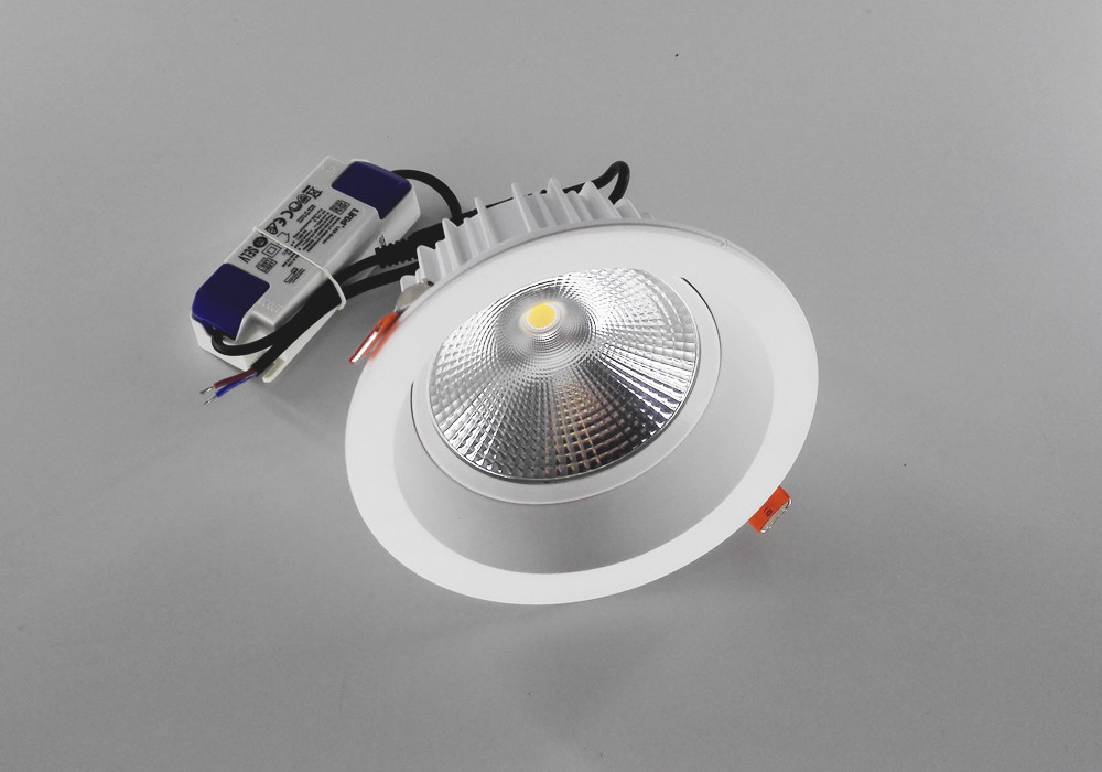 Wholesale 12W 4000K Indoor COB Ceiling Lights / Recessed LED Downlight For Homes from china suppliers