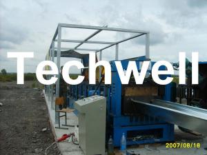 Wholesale Electric Cutting 17 Stations 17.7KW Large Span Roof Panel Roll Forming Machine 45# Steel from china suppliers