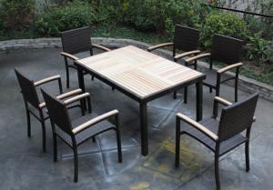 Wholesale outdoor garden teak dining furniture-16214 from china suppliers