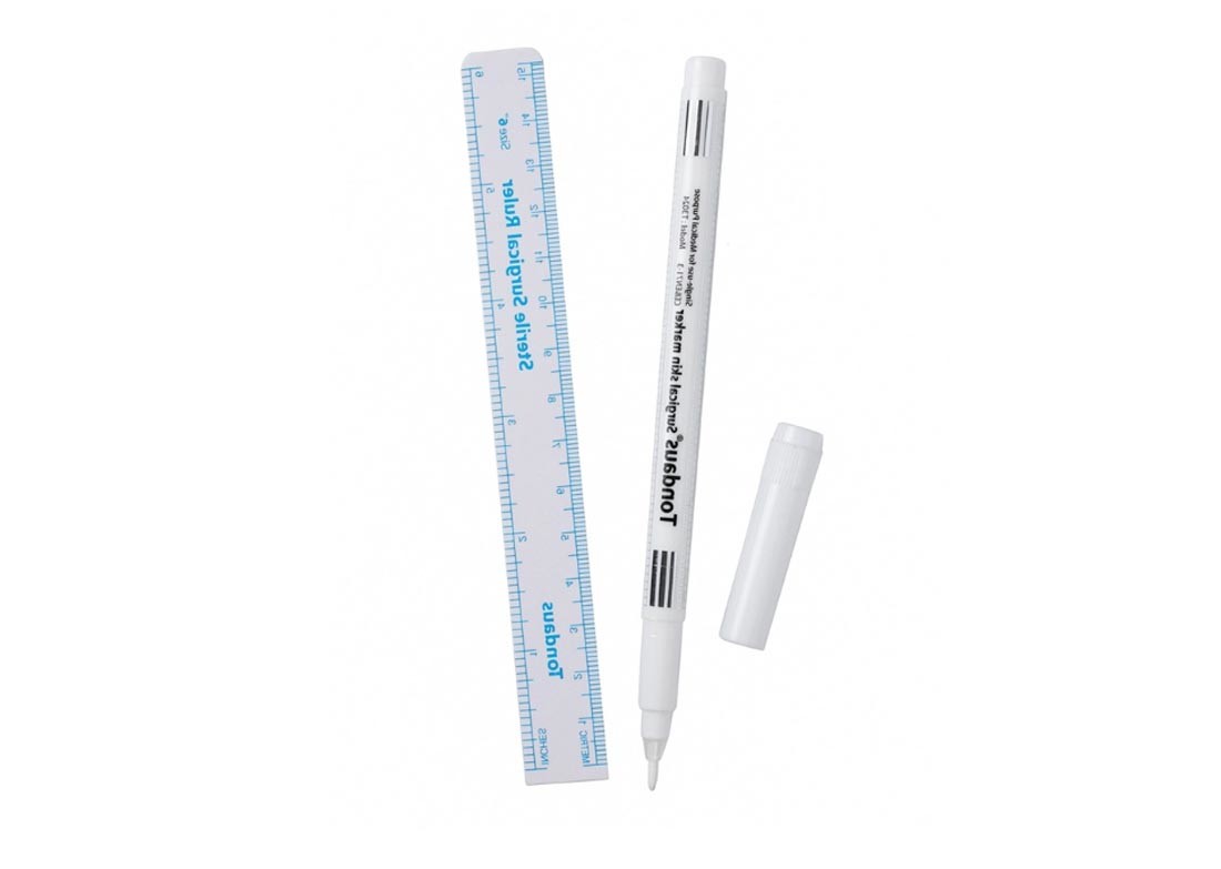 Buy cheap Sterile Surgical Tattoo waterproof Skin Marker Pen With White Ink 12g from wholesalers