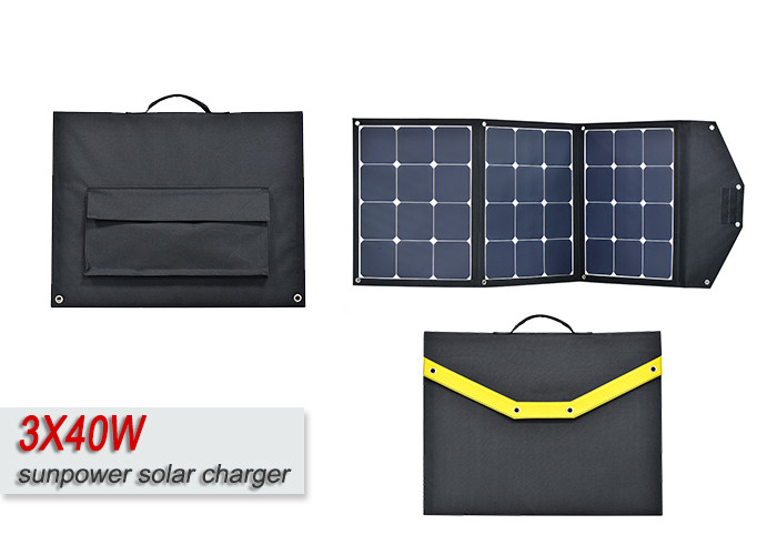 Wholesale Folding Portable Solar Panel Charger , 120w Sungold Solar Panel Camping Charger  from china suppliers