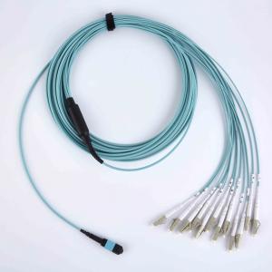 Wholesale Low Water Peak Fiber Optic Patch Cable MTP / MPO To LC Harness High Precision from china suppliers