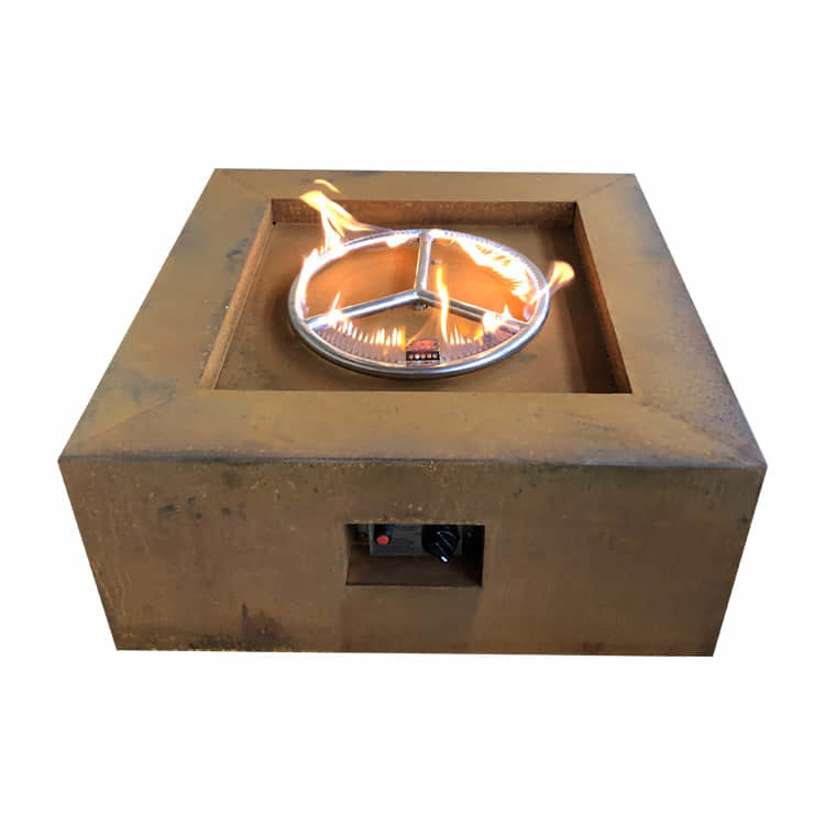 Wholesale Corten Steel Garden Gas Fire Pits SUS304 Natural Gas Fire Table from china suppliers