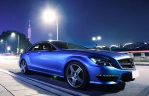 China Matte Metallic Deep Sea Blue Car Wrap Film Moisture - Proof 4.8MIL Thickness on sale