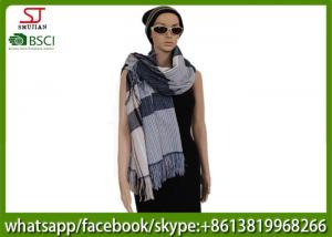 Wholesale 250g 180*83cm 100%Acrylic woven layers tassel  scarf  factory  keep warm fashion stripe hot sale new style poncho from china suppliers