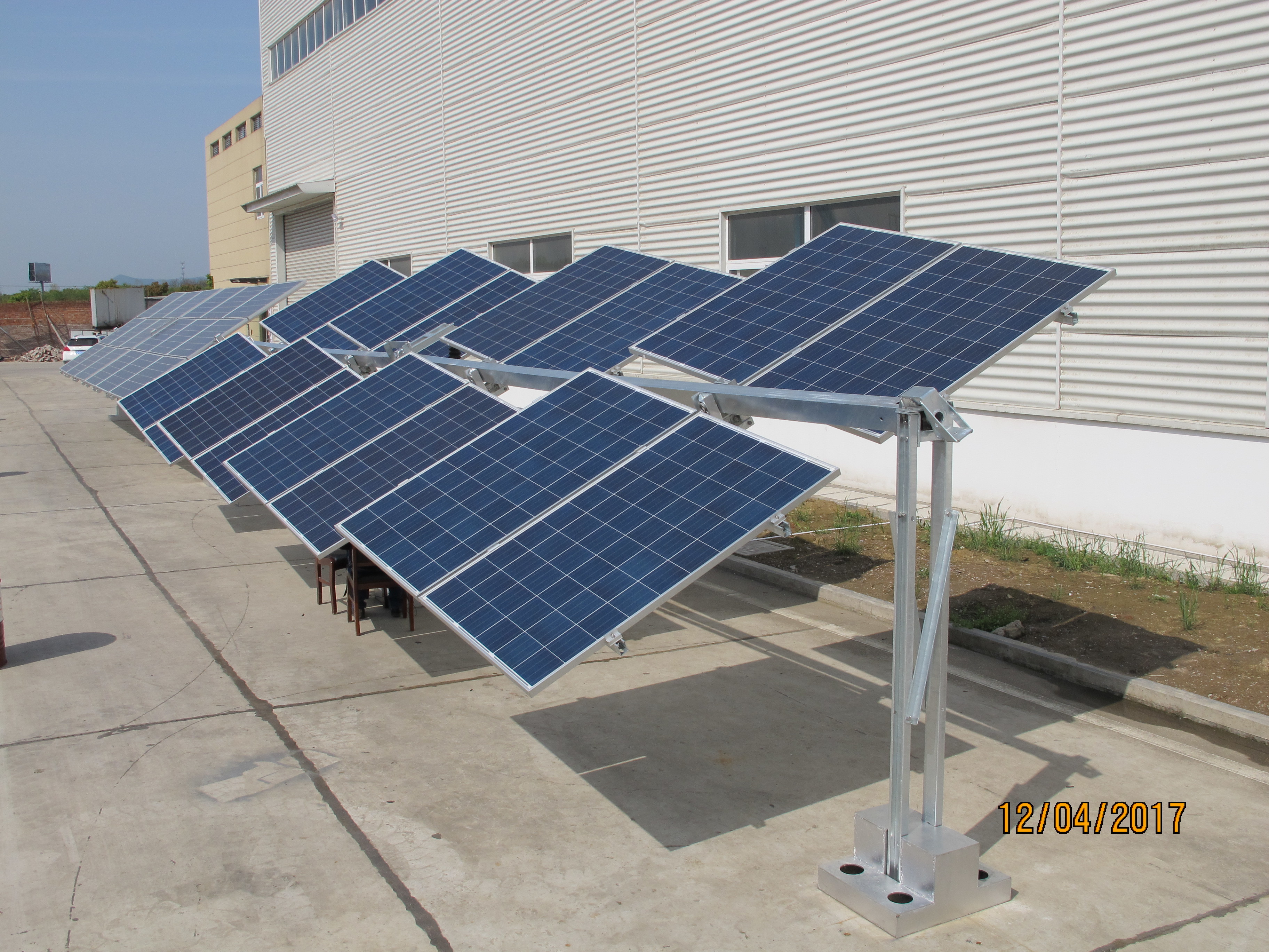Wholesale Hot Rolled Coils Solar Panel Mounting Structure Double Axis Tracker System from china suppliers
