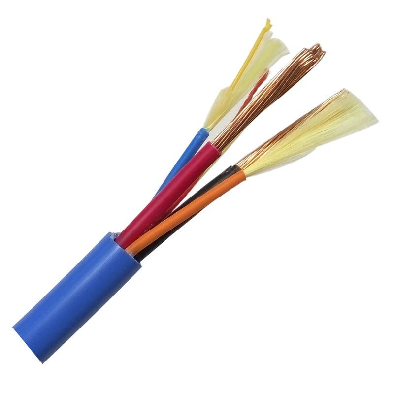 Wholesale Single Mode OPLC Hybrid Fiber Power Cable 1-12 Cores Underground Optical Cable from china suppliers