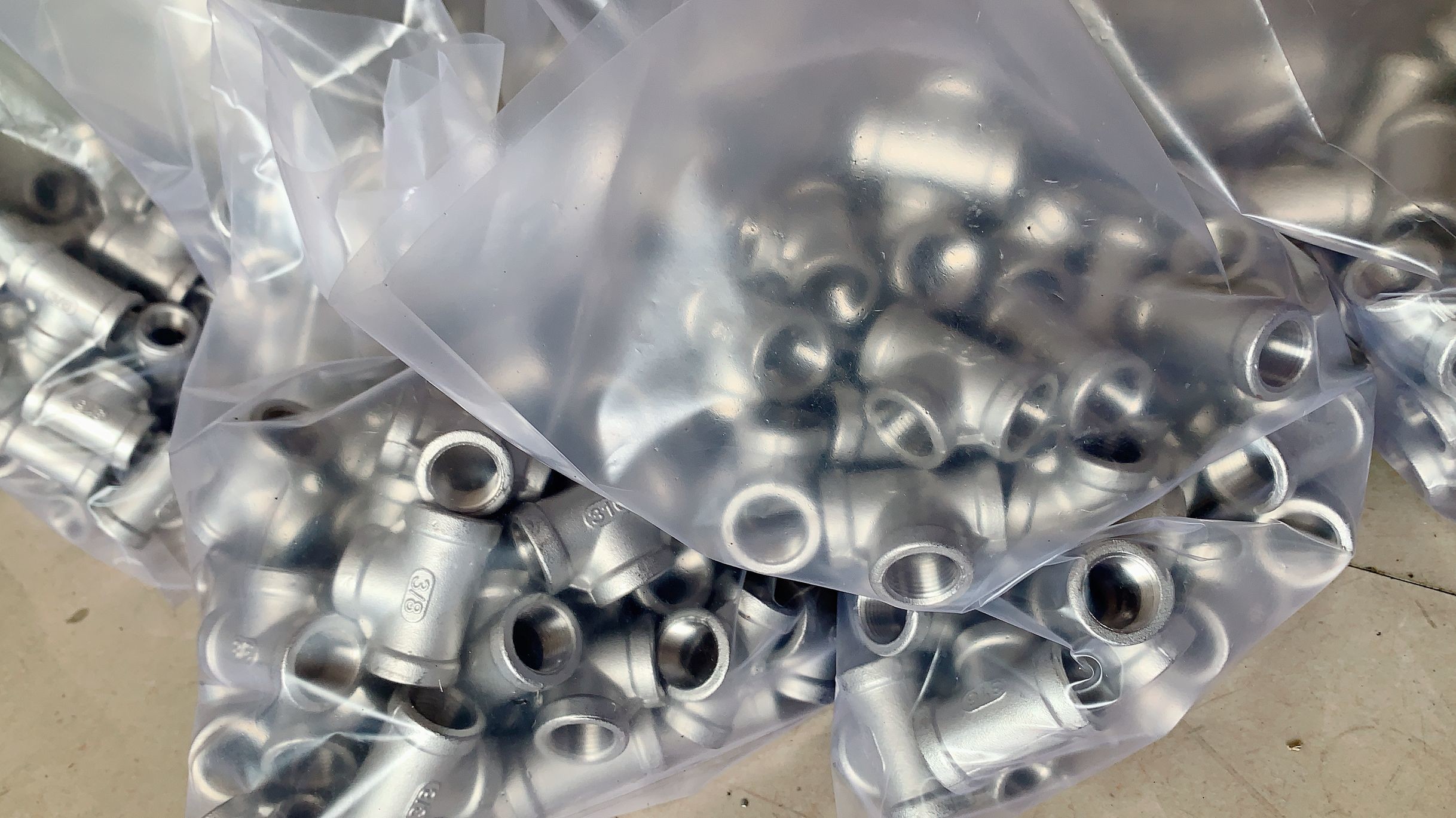 Wholesale Casting Stainless Steel Pipe Fittings , Threaded Stainless Steel Plumbing Fittings from china suppliers