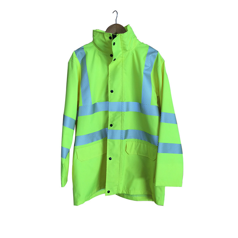 Wholesale Fluorescent Color Custom Mechanic Uniforms , Non - Hazardous Mens Work Jacket from china suppliers