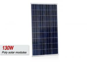 Wholesale 130 Watt Poly Crystalline Silicon Solar Panels , Solar Photovoltaic Cell Panel from china suppliers