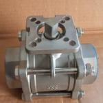 3-pc stainless steel ball valves full port 1000wog BSPP NPT ISO-5211 DIRECT