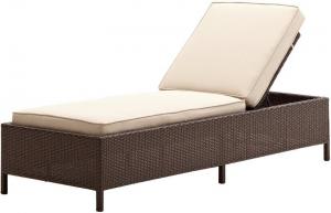Wholesale rattan furniture adjustable sun lounger-1606r from china suppliers