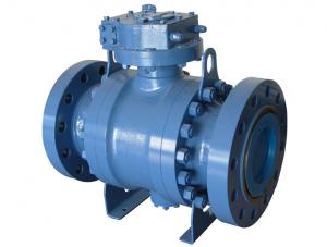 Wholesale API 6D Bare Stem Ball Valve Trunnion Mounted from china suppliers