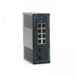 Wholesale Industrial Ethernet Managed Switch 8x10 / 100 / 1000base-T 2x1000base-X SFP+ from china suppliers