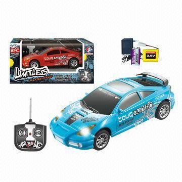 Wholesale Radio Control 4-channel Racing Cars with Lights and Battery from china suppliers