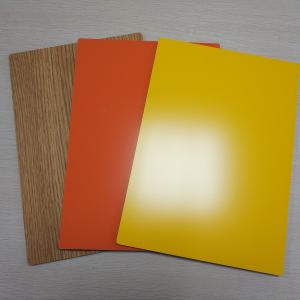 Wholesale 2mm 3mm 4mm 5mm Thick Solid Aluminum Composite Panel , Composite Metal Panel Gloss White from china suppliers