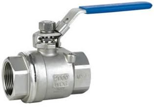 Wholesale 2-pc stainless steel ball valve SS304 / SS316 BSPT, NPT from china suppliers