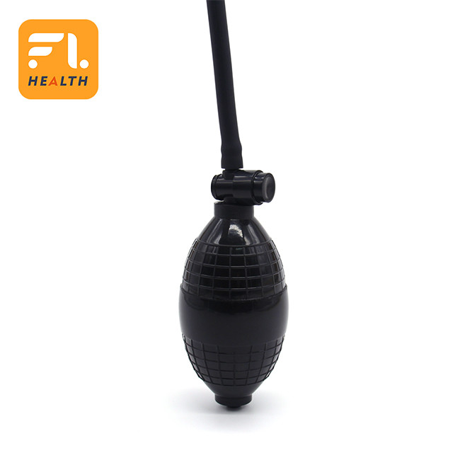 Black Environmental Protection Air Puffer Bulb , OEM Orders Rubber Air Blower