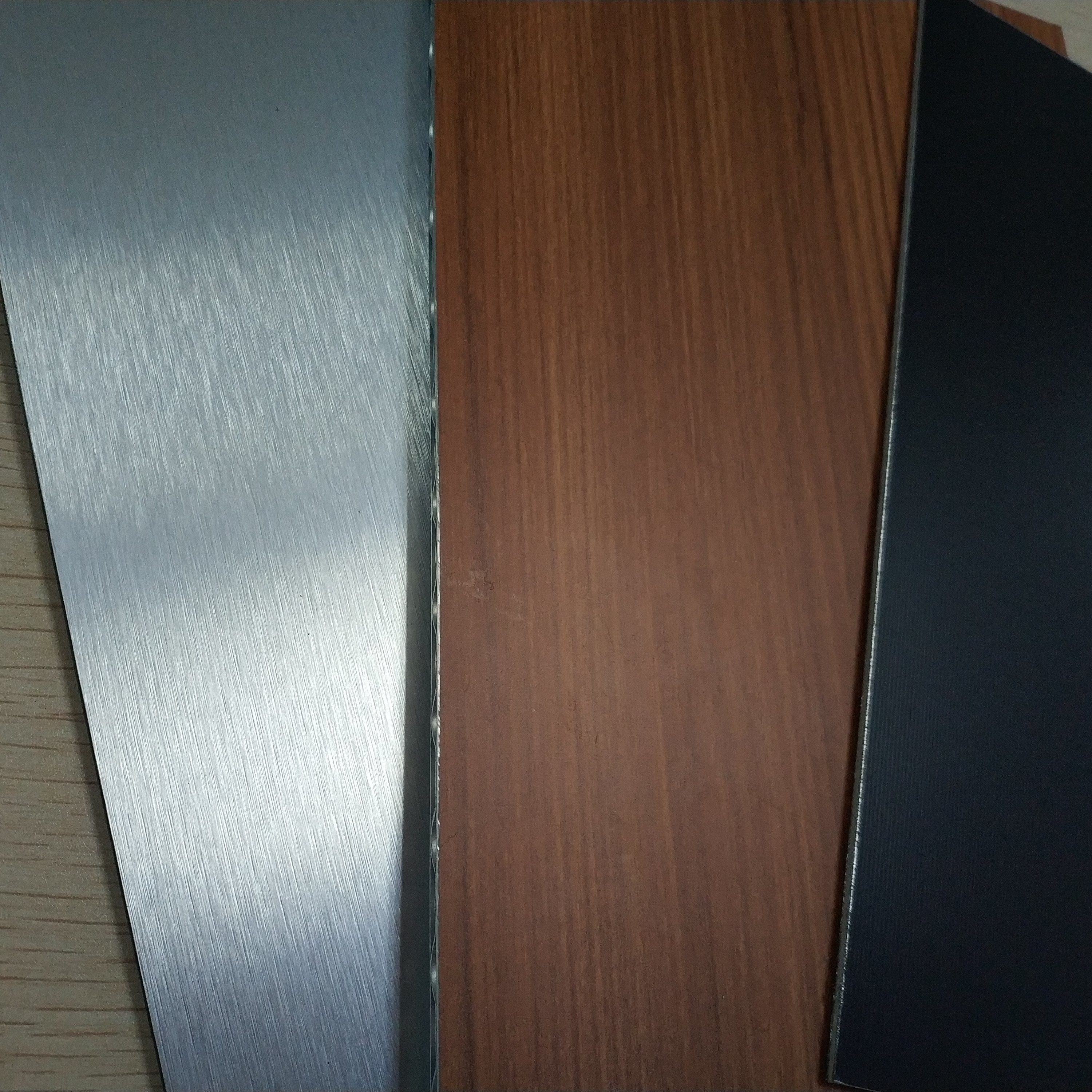 Wholesale 304 316 Brushed Embossed Stainless Steel Plastic Composite Panels , Composite Metal Panel from china suppliers
