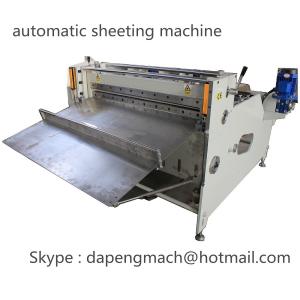 Wholesale Aluminum Foil roll to sheet cutting machine copper foil sheeting machine max width 800mm from china suppliers