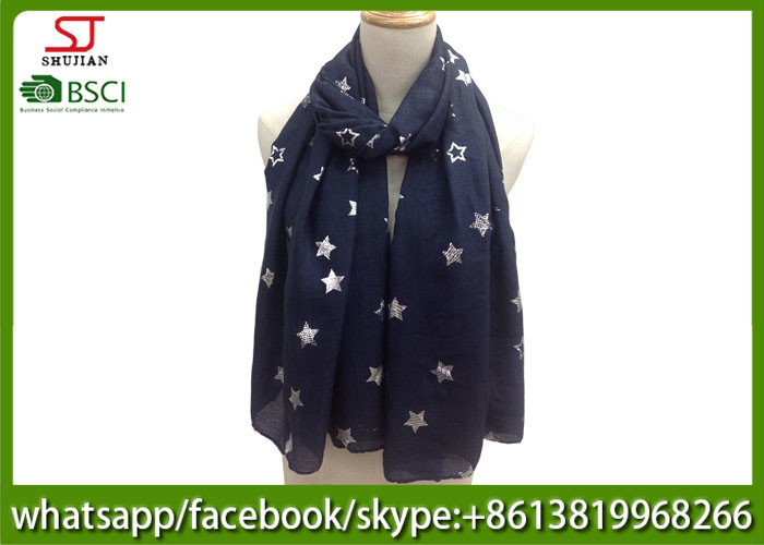 Buy cheap China supplier silver star iron shawl gilding spring summer scarf 70*180cm 20 from wholesalers