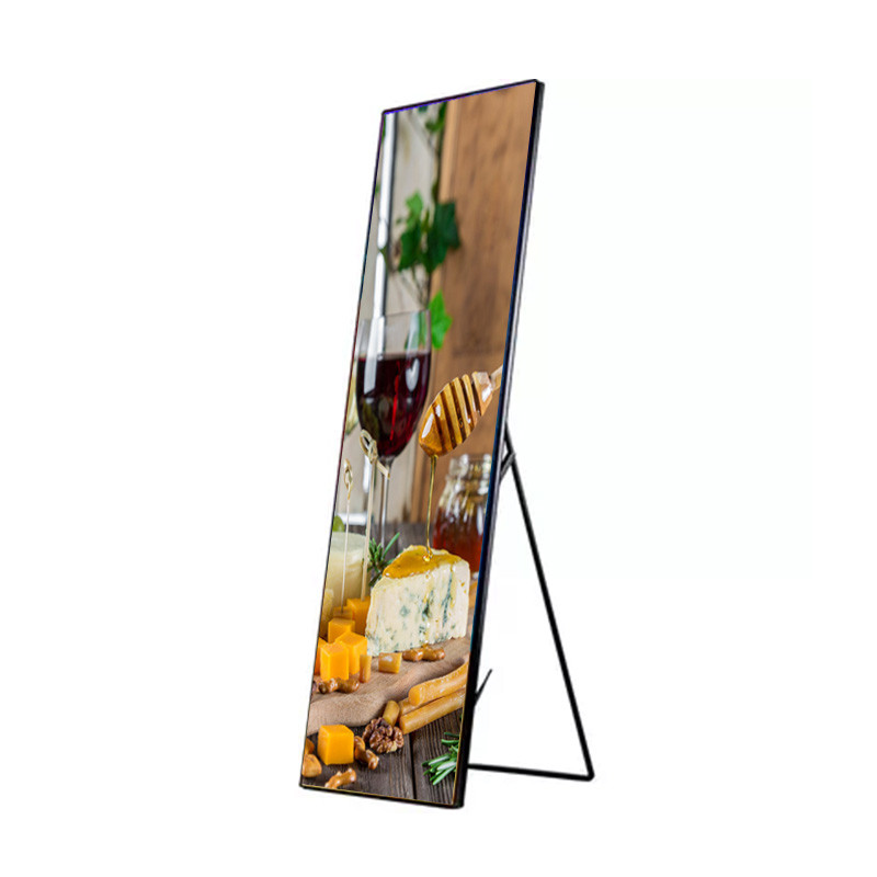 Wholesale P2.5 Smart Led Poster Display 1100cd 280*210mm For Indoor Shopping Mall from china suppliers