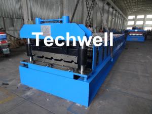 Wholesale Roof Wall Panel Cold Roll Forming Machine / Roof Wall Cladding Roll Forming Machine With PLC Control System from china suppliers