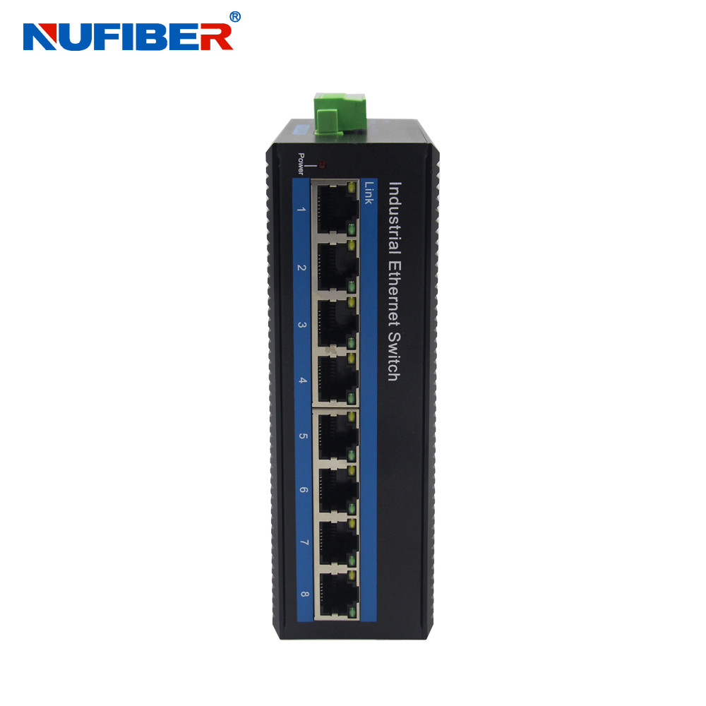 Wholesale OEM POE Gigabit Industrial Ethernet Switch Fiber Optical Network With 4 / 8 Ports from china suppliers