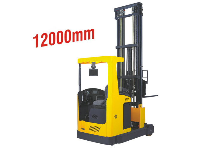 Wholesale Electric Mast Narrow Aisle Truck 12000mm Lifting Height Reach Type Yellow Color from china suppliers