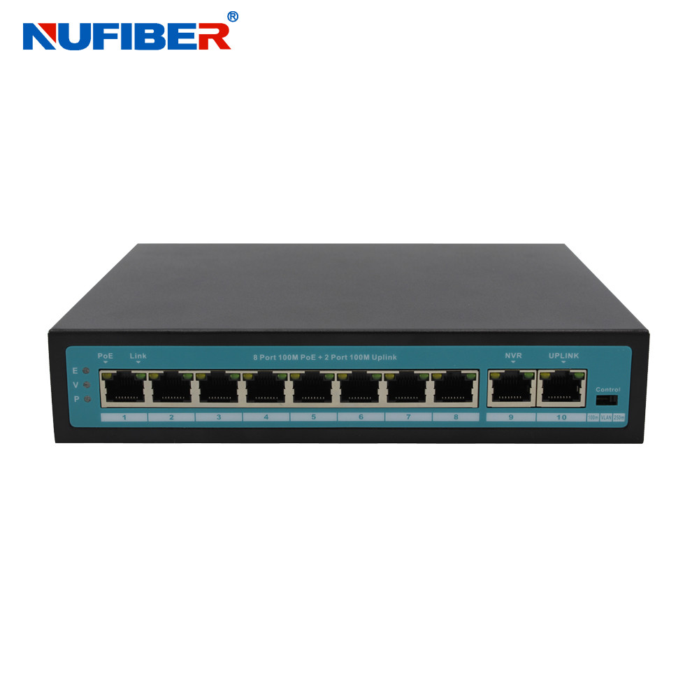 Wholesale 250m Distance 8 Port 10/100 Mbps Smart POE Switch from china suppliers