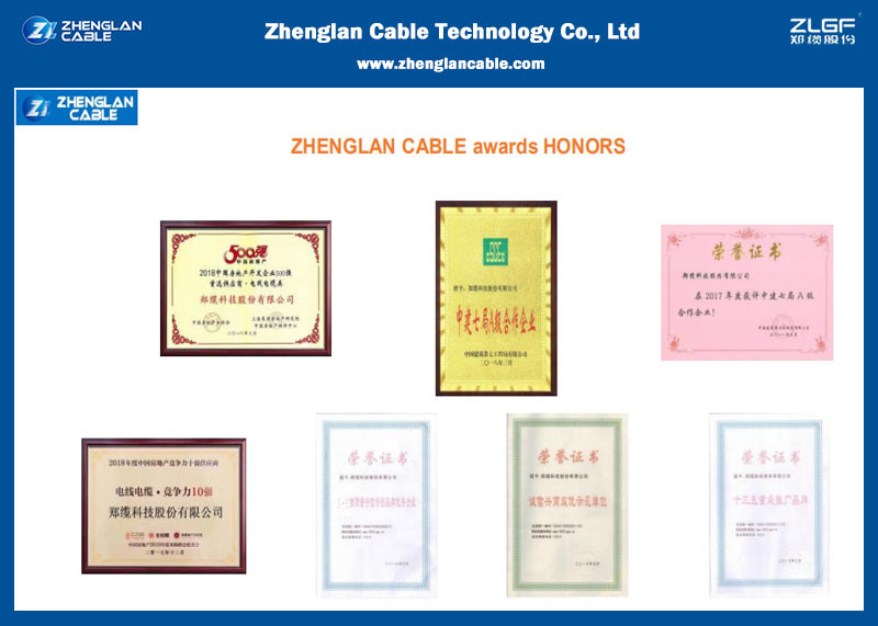 Zhenglan Cable Technology Co., Ltd Certifications