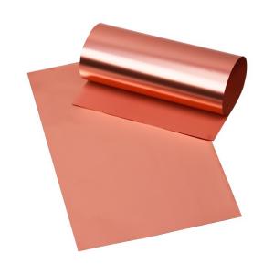 Wholesale SGS Red Electrodeposited Copper Foil 4oz 140micron 0.14mm , 99.95% Purity Copper for Shielding Tape from china suppliers