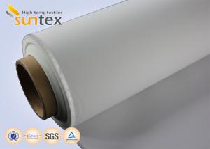 Wholesale Heat And Cold Resistant PU Coated Fiberglass Fabric 0.41mm For Air Distribution Ducts M0 from china suppliers