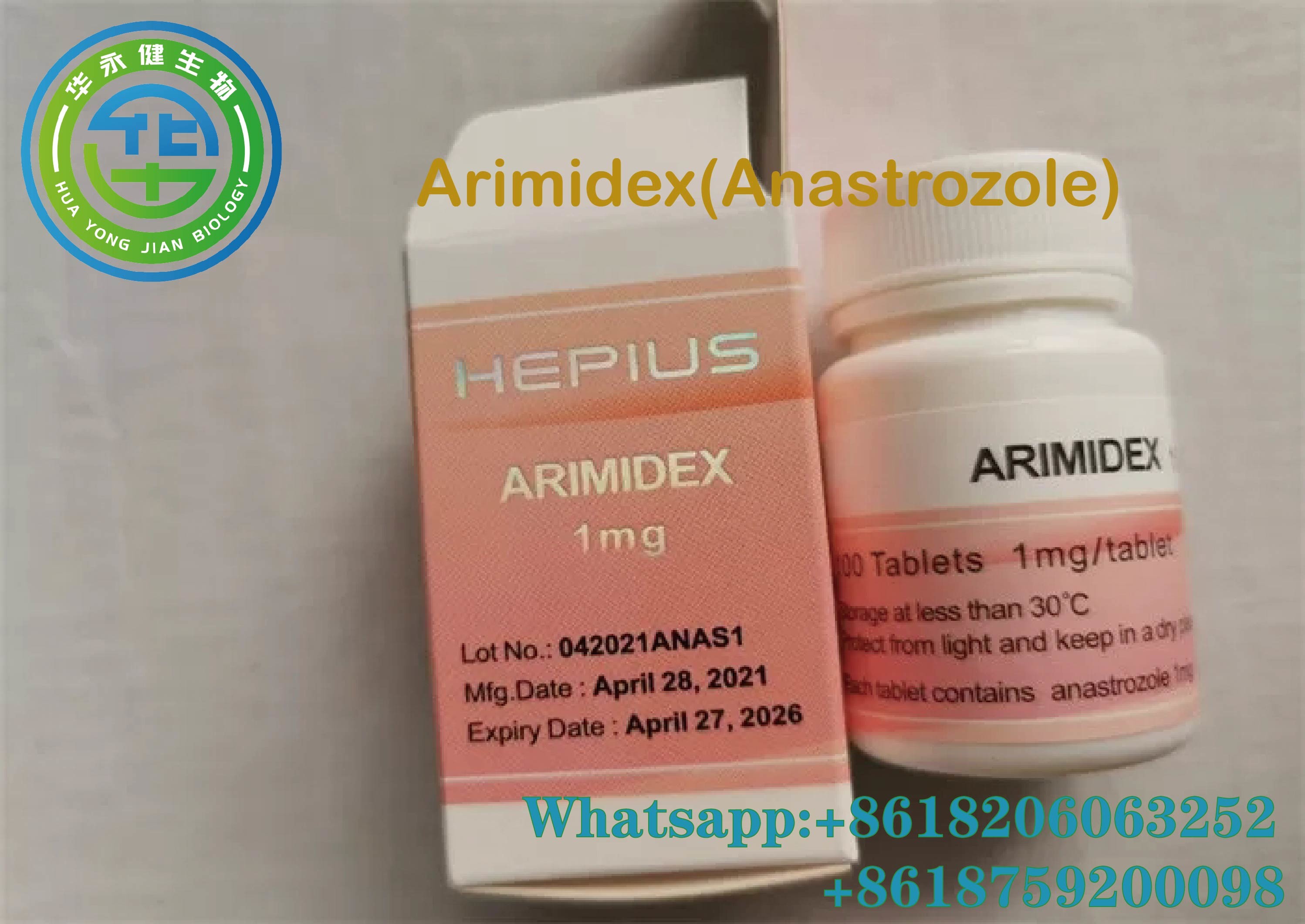 Wholesale Arimidex female Bodybuilding Anastrozole 1mgx100/bottle Recomposition Cas 120511-73-1 from china suppliers