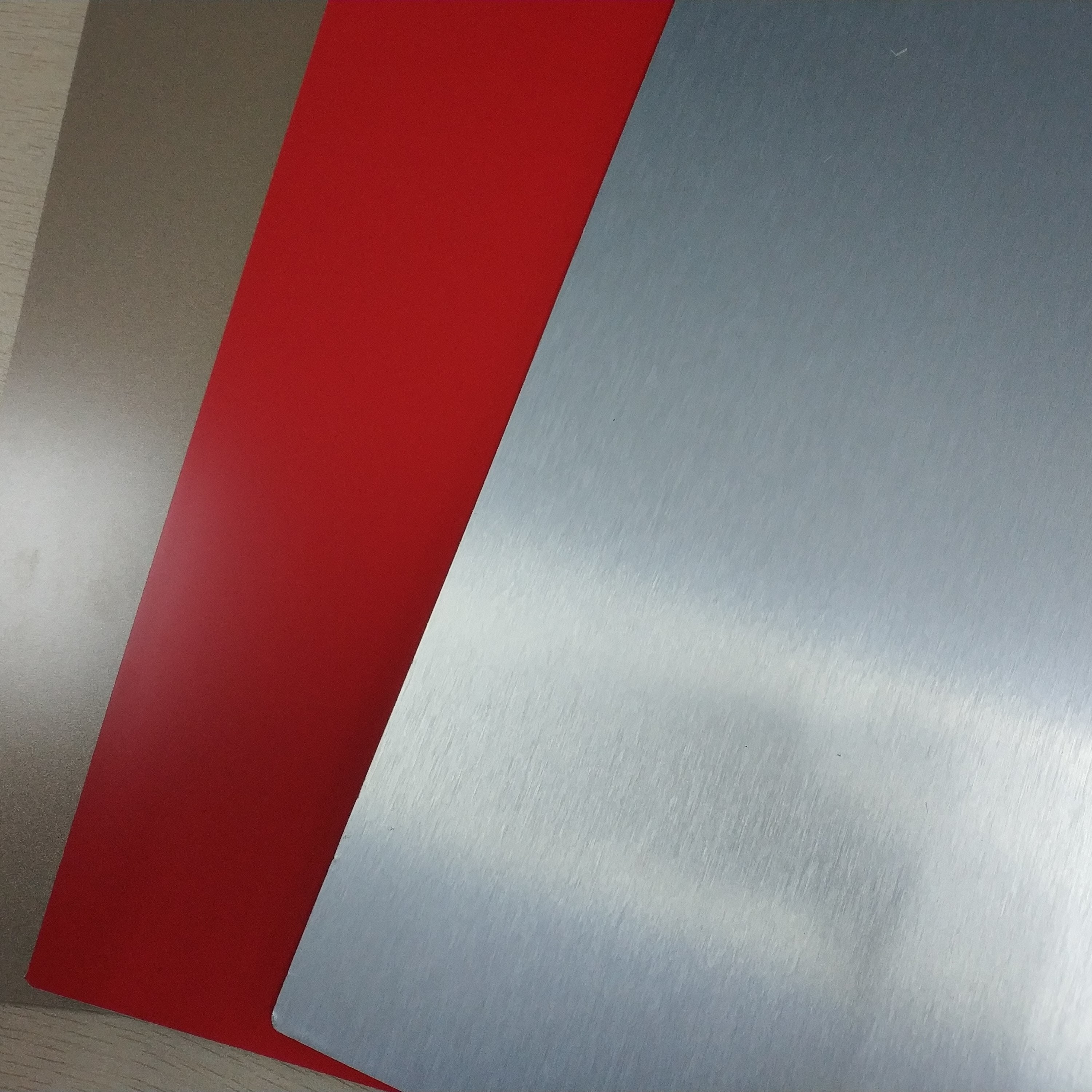 Wholesale Stainless Steel Wall Cladding Moisture Proof Brush Texture Composite Panel from china suppliers