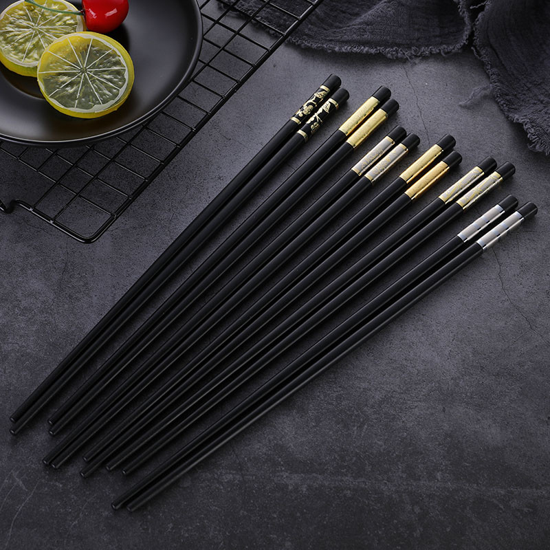 Wholesale GTE 10 Pairs Polymer & Glass Fiber Luxury Chopsticks Tableware With Chinese from china suppliers