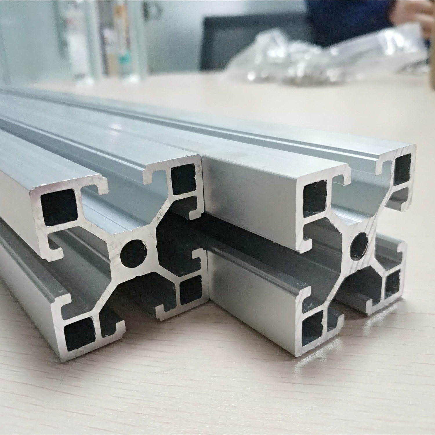 Wholesale Cold Drawn Aluminum Spare Parts Anodize T Slot Extruded Frame Profile Durable from china suppliers