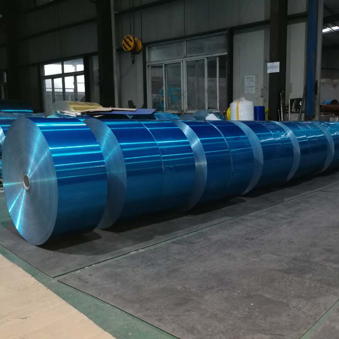 Wholesale 8011 Hydrophilic Aluminum Strip Roll Blue Heat Exchanger For Air Conditioner from china suppliers