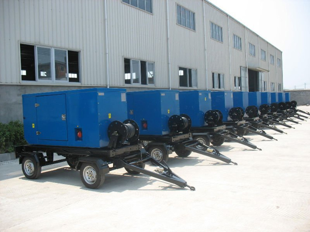 Buy cheap Mobile Trolley Perkins Diesel Generator 65Kva 150kw 100kva Water Cooled from wholesalers
