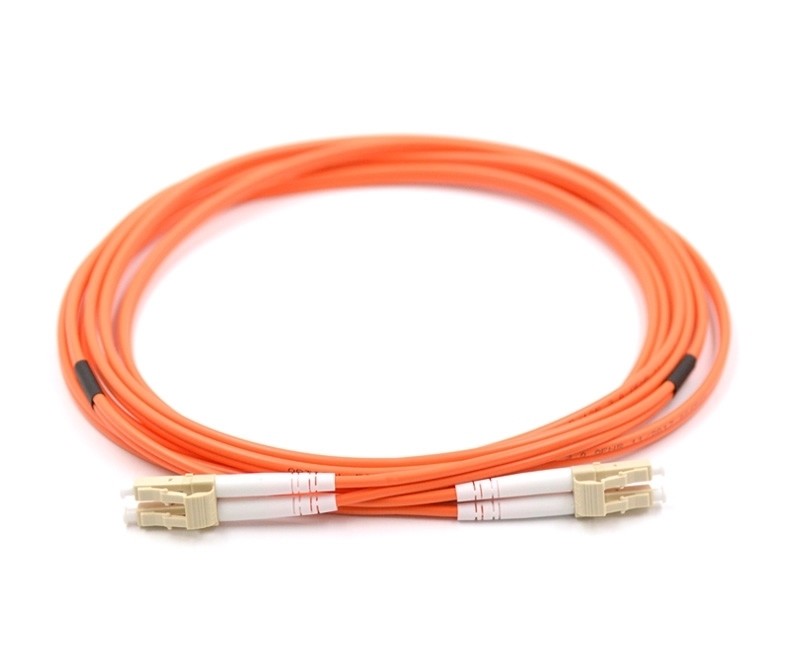Wholesale 1m LC To LC Duplex OM1 Fiber Optic Patch Cable For Hazardous Areas Pull Proof Jacket from china suppliers