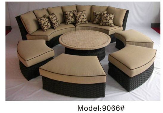 Buy cheap outdoor sofa furniture rattan modular sofa --9066 from wholesalers