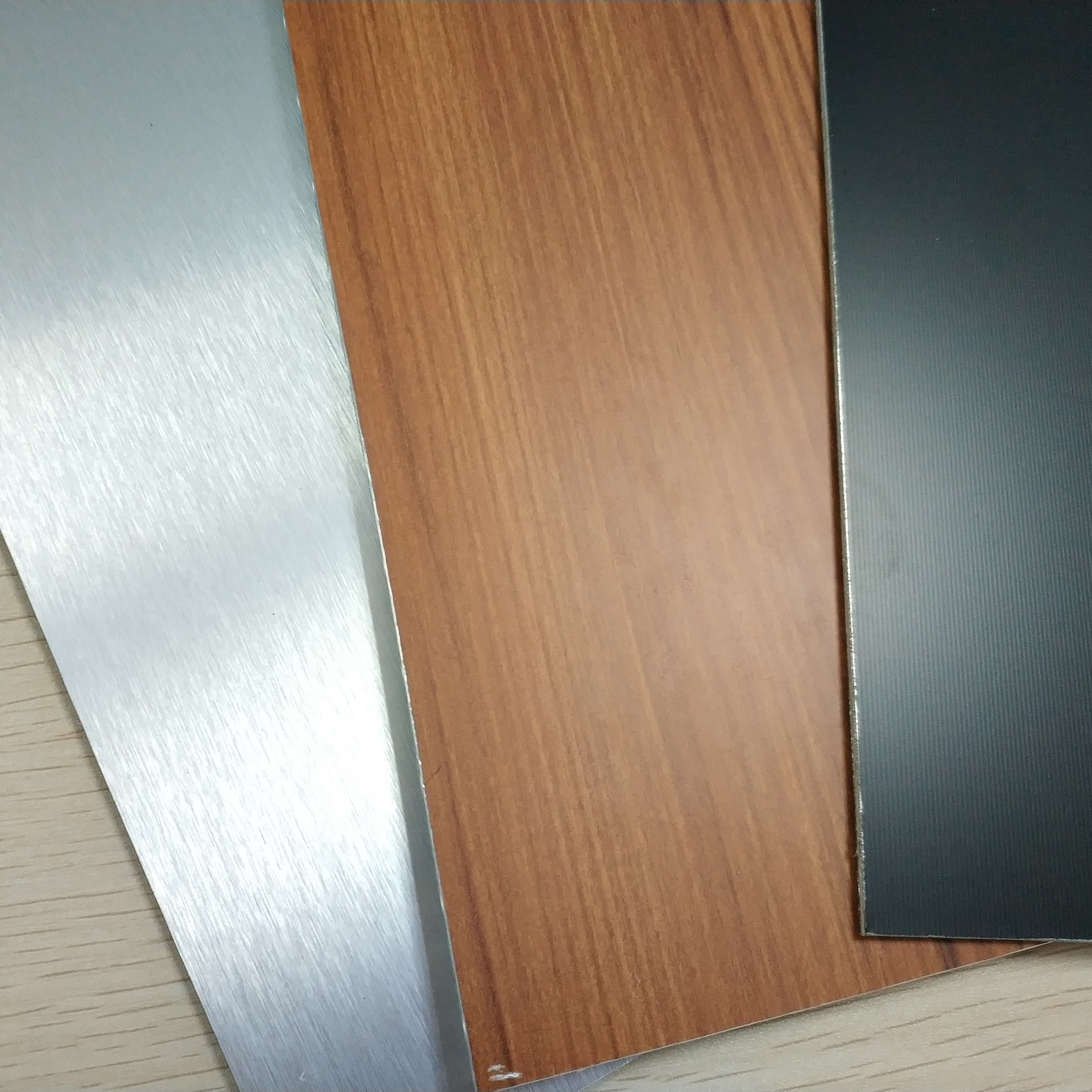 Wholesale Brushed Finish Stainless Steel Composite Panel Exterior Wall Cladding Designs from china suppliers