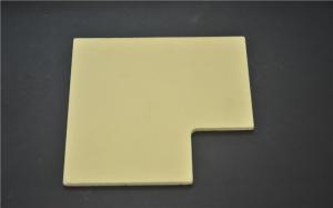 Wholesale Electric Sintering Zirconium Oxide Ceramic Plate Yellow Color 100 * 100 * 3mm from china suppliers