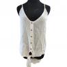 Buy cheap 100% Viscose White Spaghetti Straps Top Summer Women'S Singlet from wholesalers