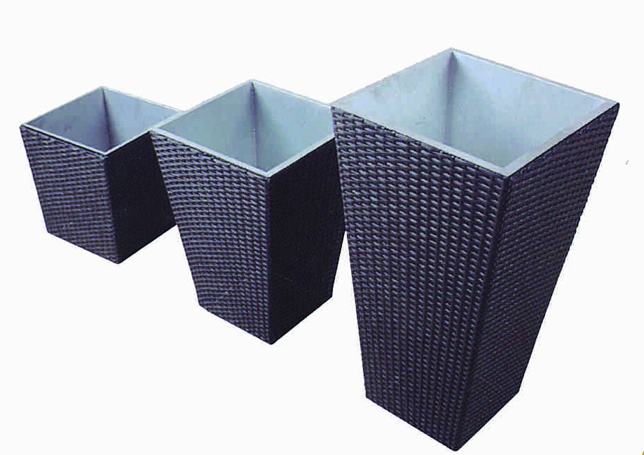 Wholesale outdoor furniture wicker flower pot-3003 from china suppliers