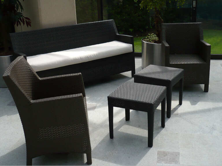 Wholesale outdoor garden rattan sofa/hotel sofa/patio sofa-9176 from china suppliers