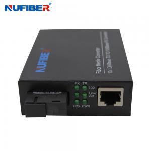 Wholesale 1310nm 1550nm 20km SM SC Single Fiber Optical Media Converter from china suppliers